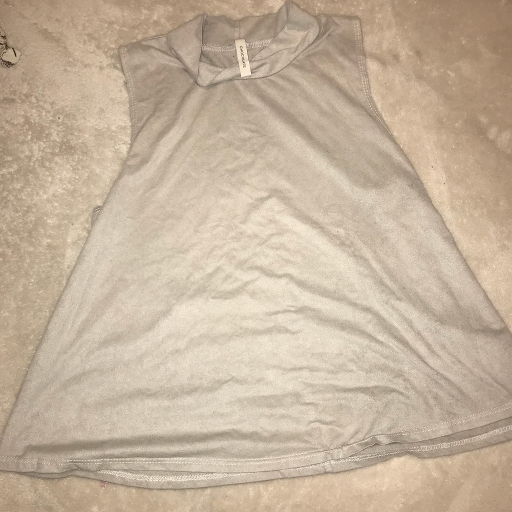 taupe tank top